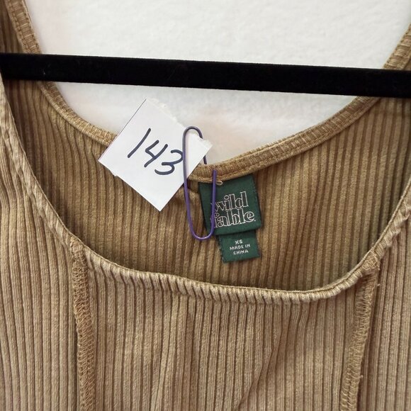 Wild Fable Brown Crop Tank – Size XS (Y2K) - Picture 4 of 5